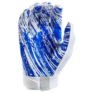Gants de football américain de haute qualité pour wide receiver, avec logo personnalisé, antidérapants, respirants, à fermeture auto-agrippante, pour le sport - Product Image 3