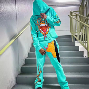 High Quality Men's Running Sportswear Training Suit <b>Tracksuit</b>, 100% Cotton Best Winter Fitness <b>Tracksuits</b> New Wholesale Sets - Product Image 6