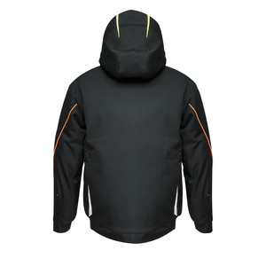 <b>High</b> <b>Visibility</b> ANSI Class 2 Safety <b>Jacket</b> with Customized Logo Waterproof Reflective Workwear for Outdoor Use - Product Image 2