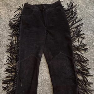 Exclusive Leather Suede Fringe Cowgirl <b>Chaps</b> Customized Colors Motorcycle Leather and Horse <b>Riding</b> Fringes <b>Chaps</b> - Product Image 1
