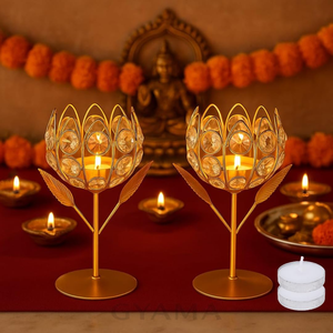 Porte-bougie décoratif, élégant support à bougies pour la décoration de la maison, centre de table, salon, chambre, mariage et décoration festive - Product Image 6