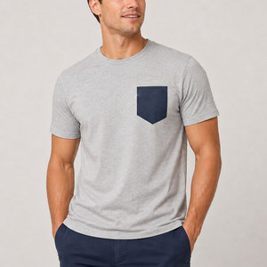 Camisetas Modernas de Corte Regular para Hombre, Tejido 100% Algodón, Secado Rápido y Ligero, Elegantes para un Estilo de Vida Activo - Product Image 1