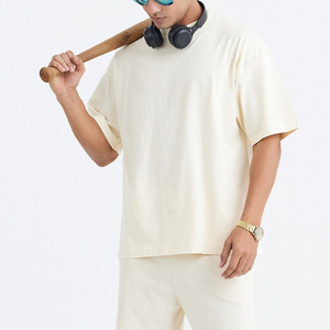Conjunto de Ropa de Verano para Hombre, Camiseta y Pantalones Cortos Holgados de Manga Corta, Dos Piezas, Nuevo 2026 - Product Image 4