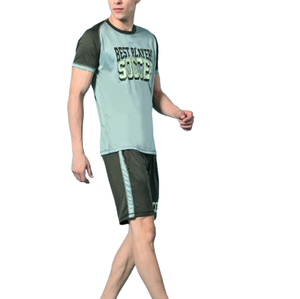 Soccer Uniform Jersey With Short Breathable Soccer Uniform Set Customize American Men Football <b>Kit</b> - Product Image 3