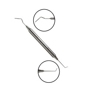 Sonda Exploradora Dental Goldman Fox NR 6 (1-2-3-5-7-8-9-10) de Acero Inoxidable Reutilizable, Equipo Manual para Odontología Periodontal, Color Plata - Product Image 5