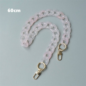 Cadenas de Resina Transparentes para Bolsos de Mujer, Accesorios Personalizados, Correas Desmontables, Cadenas para Teléfono, Cadena Acrílica - Product Image 2