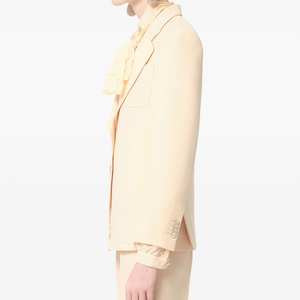 In Stock <b>Spring</b> Summer <b>Women</b> Office Wear Slim Fit Blazer Double Button Long Sleeve Waisted Solid Color Ladies Sorority <b>Jacket</b> - Product Image 3