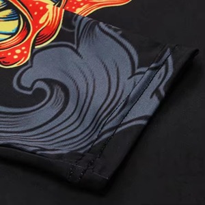 เสื้อรัดกล้ามเนื้อแขนยาวสำหรับผู้ชาย คุณภาพสูง สำหรับ MMA ออกแบบลายแบบซับลิเมชั่นตามสั่ง เสื้อรัดกล้ามเนื้อสำหรับออกกำลังกายสำหรับผู้ใหญ่ ขายออนไลน์ - Product Image 3