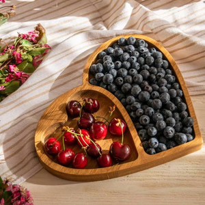 ถาดไม้เอนกประสงค์สำหรับเสิร์ฟอาหารเช้า จัดแสดงผลไม้ เสิร์ฟขนมปัง และใช้ตกแต่งโต๊ะอาหาร - Product Image 1