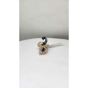 Anillo de Diamantes Naturales JC Diamond de 14K para Mujer, 0.58ct SI HI, 0.26ct Gema de Color, Chapado en Rodio, Certificado IGI, Joyería Elegante de Lujo - Product Image 1