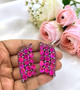 Atractivos Pendientes de Plata con Circonitas para Mujer, Ideales para Bodas y Fiestas - Product Image 2