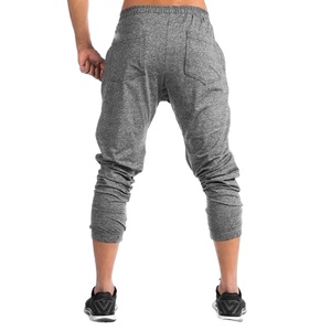 Men's Dark Gray Cotton Sweatpants Elastic Waist Drawstring Casual <b>Joggers</b> With Pockets Autumn Wear - Product Image 6