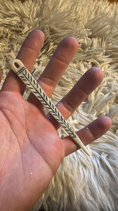 Aguja de Hueso para Nalbinding, Hueso Natural de Búfalo y Camello para Coser, Tejer, Bordar, Manualidades, Punto de Cruz y Trabajos de Aguja - Product Image 2