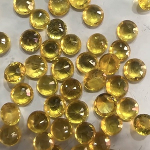 Saphir Jaune Naturel 4MM Rond Taille Brillant Pierre Précieuse Certifiée Saphir Pierre Libre pour la Fabrication de Bijoux Vente en Gros - Product Image 6