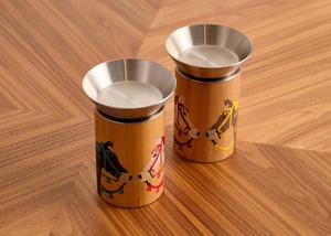 Brûleur d'encens en bois au motif cheval, design moderne, avec bassin métallique, élégant support de Bakhoor artistique équestre pour cadeau de Ramadan et de l'Aïd - Product Image 2