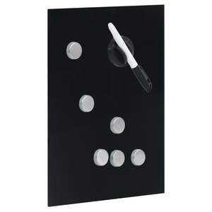 Boîte à clés noire 11,8"x7,9"x1,6" avec tableau magnétique, organiseur mural pour courrier et clés - Product Image 5