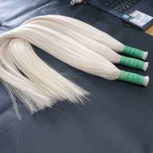 100% humain Remy Extensions de cheveux blond bande cuticule aligné droit frontal cheveux faisceau lâche doux brillant pas de perte d'enchevêtrements - Product Image 6