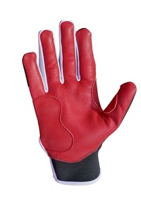 Gants de frappeur de baseball en cuir respirants avec fermeture auto-agrippante, logo personnalisé, grip sportif pour l'entraînement - Product Image 3