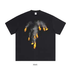 Camiseta de Algodón Orgánico Tejido con Estampado Creativo para Hombre, Manga Corta de Alta Calidad con Impresión 3D - Product Image 2