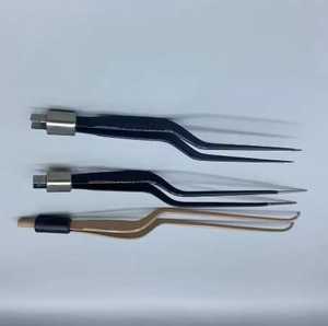 Meilleures pinces bipolaires à baïonnette isolées réutilisables avec câble en silicone pour chirurgie, meilleures pinces électriques en acier inoxydable allemand - Product Image 3