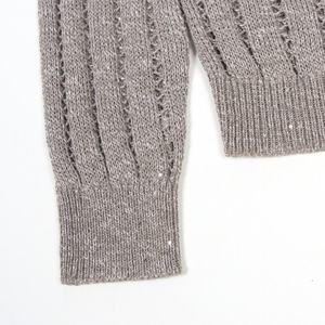 Pull en cachemire 100% pour homme, col en V, manches longues, tricot de qualité supérieure, logo frontal, fabrication sur mesure, vente en gros - Product Image 3