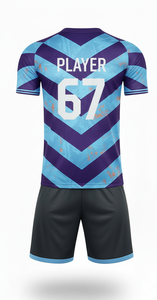 Proveedor Directo de Fábrica, Uniforme de Fútbol 100% Poliéster, Antibacterial, Transpirable, de Secado Rápido, Ropa Deportiva para Equipos, Venta al Por Mayor, Personalizado - Product Image 3