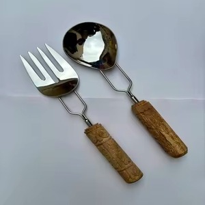 Premium Stainless Steel Salad <b>Server</b> Set Elegant Serving Spoon Fork for Dining and <b>Buffet</b> Service - Product Image 4