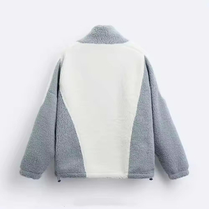 Veste polaire pour homme à fermeture éclair intégrale, en tissu personnalisé, pour usage décontracté et extérieur, service OEM, vente chaude - Product Image 3