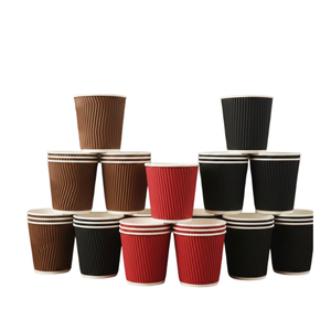 Gobelet à café en papier ondulé de qualité supérieure 120 ml (4 oz) – Compatible micro-ondes, résistant à la chaleur, recyclable, imperméable, écologique et durable - Product Image 2