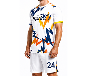 Maillot de football classique personnalisé jaune 2024 Pakistan, qualité supérieure, respirant, séchage rapide, Spandex/Polyester - Product Image 5