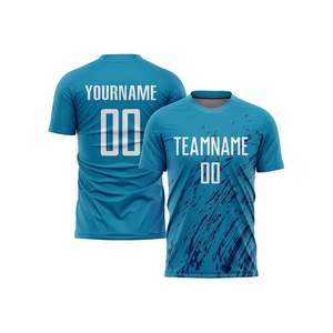 Conjunto de Uniforme de Fútbol Personalizado para Entrenamiento, Camiseta y Pantalones Cortos Deportivos con Control de Humedad, 100% Poliéster - Product Image 2