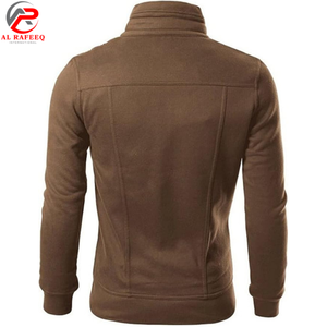 Nouvelle Veste Décontractée Homme Tendance à Col Montant Uni avec Fermeture Éclair et Boutons – Blouson Doux et Abordable - Product Image 2