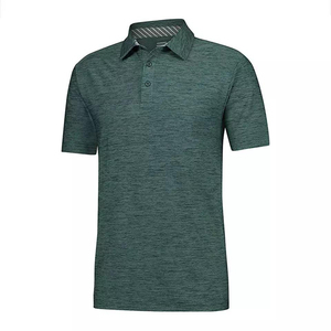 Men Heather Texture Polo <b>Shirt</b> Short Sleeve Breathable Golf Tennis Top <b>Collar</b> <b>T</b> <b>Shirt</b> Quick Dry Athletic Activewear Wholesale - Product Image 1