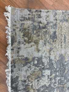 Tapis moderne en laine noué à la main de haute qualité, brun naturel, à poils longs, motif original, adapté aux animaux domestiques, pour la maison et l'hôtellerie - Product Image 2