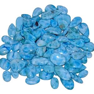AAA + alta calidad Natural Larimar piedra preciosa suelta cabujón piedra preciosa suelta mezcla forma y tamaño Larimar piedra preciosa para la fabricación de joyas - Product Image 1