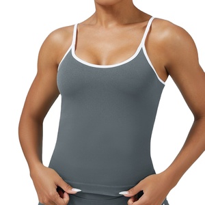 Débardeurs de sport sans couture pour femmes, respirants, pour la course et la gym, séchage rapide, en coton, vente en gros, OEM personnalisé 2026 - Product Image 2