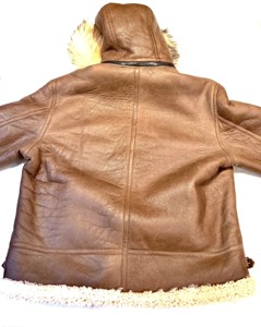 Premium Genuine Leather <b>Shearling</b> <b>Jacket</b> <b>Men</b> Warm Sheepskin Fur Aviator Biker Winter Coat Luxury Durable Fashion Wear Fit - Product Image 6