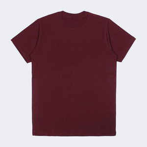 Camisetas Transpirables de Algodón Orgánico/Poliéster, Bordadas con Diseño a Cuadros, Hombros Caídos, Talla Grande, Unisex, Ecológicas, 430g, Comprimidas - Product Image 1