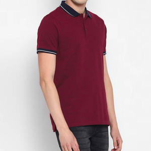Nuevo Diseño, Colores Personalizados con Logotipo, Camisetas de Algodón 100% Lisas y Elegantes con Botones, Camisetas Polo para Hombre - Product Image 2