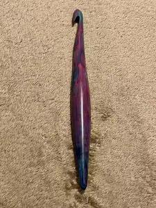 Handle <b>Crochet</b> <b>Hooks</b> | Handcrafted 7 Inch <b>Crochet</b> <b>Hook</b> | Knitting Needle, Craft Yarn Weave | Best Gift Purple 10 mm - Product Image 5
