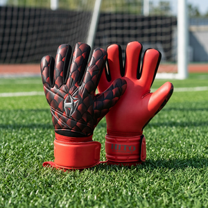 Guantes de Portero de Fútbol Profesionales Transpirables Antideslizantes Alemanes con Correa Protectora Extraíble Personalizada - Product Image 3