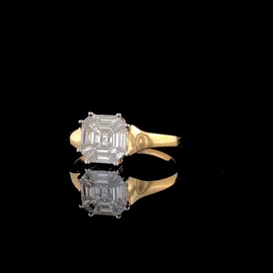 New Collection <b>Cushion</b> Cut Lab Created Diamond Engagement <b>Ring</b> 14K Solid Gold IGI Certified VVS+ Clarity Minimalist Hecza Jewels - Product Image 5