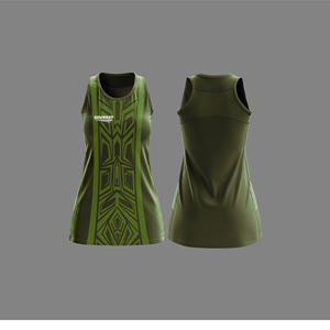 Ensemble de maillots de netball professionnels |   Uniforme de netball par sublimation avec logo, nom et numéro de l'équipe |   Polyester respirant - Product Image 1
