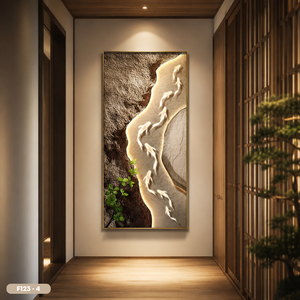 Peinture murale en soie de luxe très vendue, décoration intérieure, tissu en soie fait main, motif poisson Koi, Vietnam OEM ODM Modèle F123 - 4 - Product Image 2