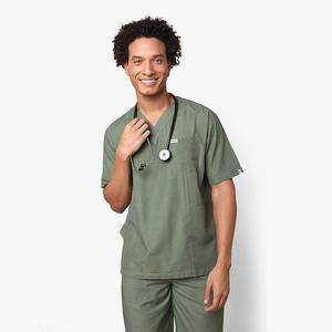 Chaqueta de Uniforme Hospitalario de Alta Calidad, Elástica, Personalizada, para Enfermería, Uniformes Médicos para Hombres y Mujeres, Conjuntos de Enfermería, Pakistán - Product Image 1