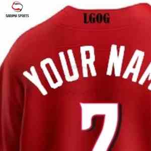 Maillot de baseball au design moderne, uniforme sportif d'équipe, maillot de baseball classique à rayures fines, style d'équipe personnalisé - Product Image 5