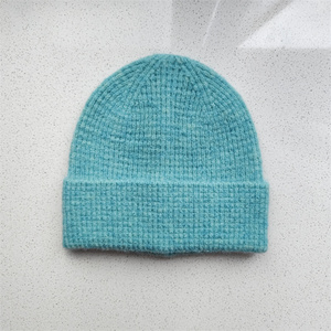 Latest High Quality Customizable Single Layer Knitted Acrylic Beanie Design Your Own <b>Winter</b> Hat - Product Image 6