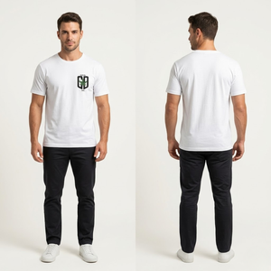 T-shirt pour homme, style graphique, col rond, coupe classique, 100% jersey |   Coton 180g Respirant Anti-rétrécissement Manches Courtes Imprimé Décontracté - Product Image 5