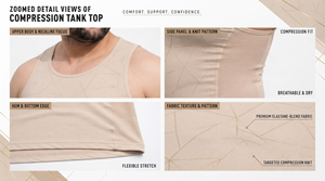 Custom OEM <b>Men</b> Plus Size Tank Top Yoga Wear Sleeveless <b>Singlet</b> Printed Gym Wear Compression Tank Tee <b>Men</b> Fitness Sleeveless Tee - Product Image 6