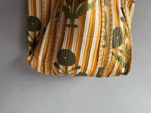 Sac fourre-tout en coton bohème à rayures brodées, ouvert en dessus, pour le shopping, toutes saisons, pour femme - CADEAU POUR ELLE - Product Image 3